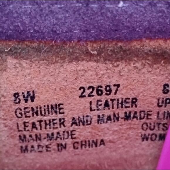 Women's Timberland Lace-Up Block-Heel Boots Size 8W - Picture 13 of 13